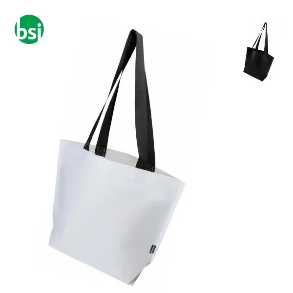 Duo 18L recycled double-layer laminated fabric tote bag -  1