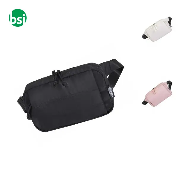 1.5L Puffer recycled fabric bum bag -  1