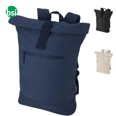 16L Recanvas recycled material 14'' laptop rolltop rucksack