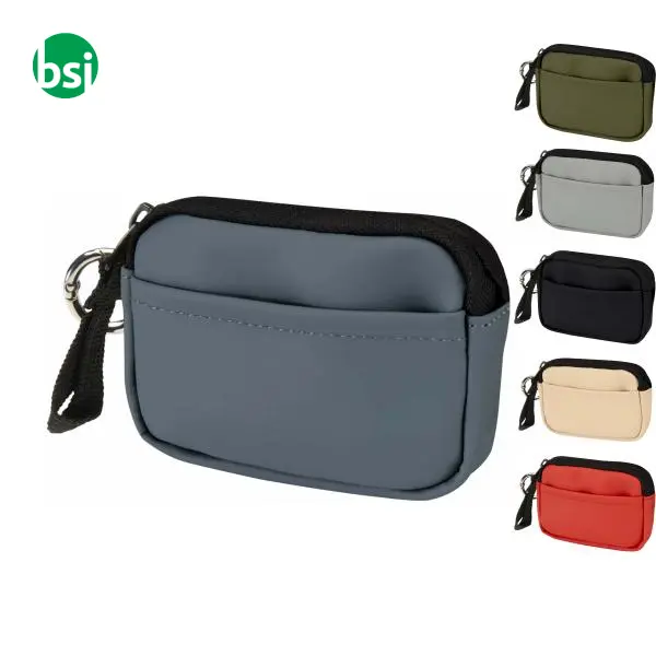 Recycled GRS wallet with your own logo RESI PLUS -  1