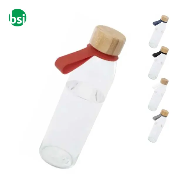 Porto 500 ml glass water bottle -  1