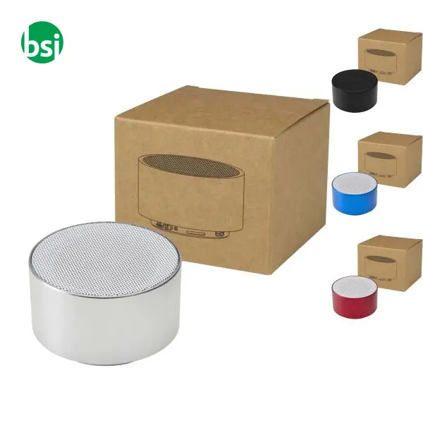 Wireless Bluetooth speaker recycled aluminium 3W Ankaa -  1