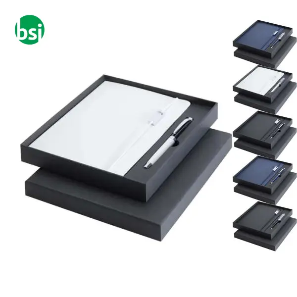 A5 notebook and Legato Elegance rollerball pen set -  1