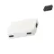 Gaia 4-port USB hub with dual input - Anteprima 1