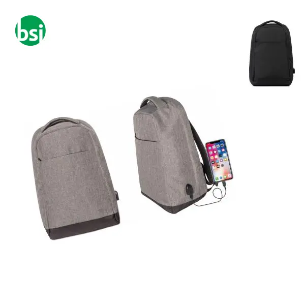 Anti-theft rucksack 45x33x13 | USB port | FIRMINO -  1