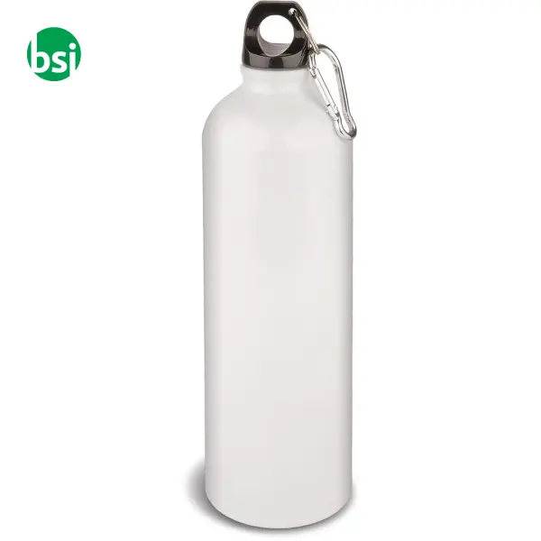 Water bottle 750ml | white | aluminium | JULIAN -  1